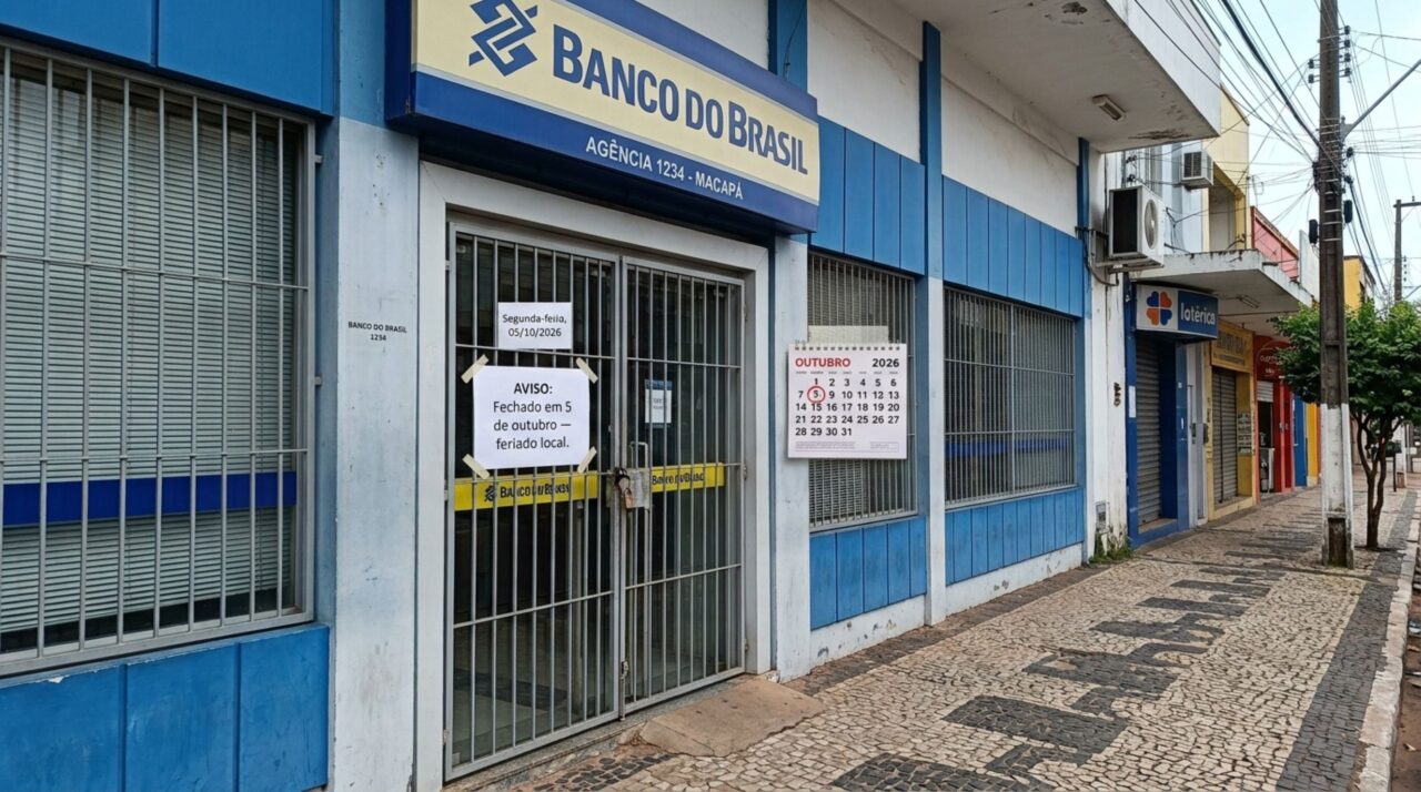 5 de outubro: bancos estarão fechados