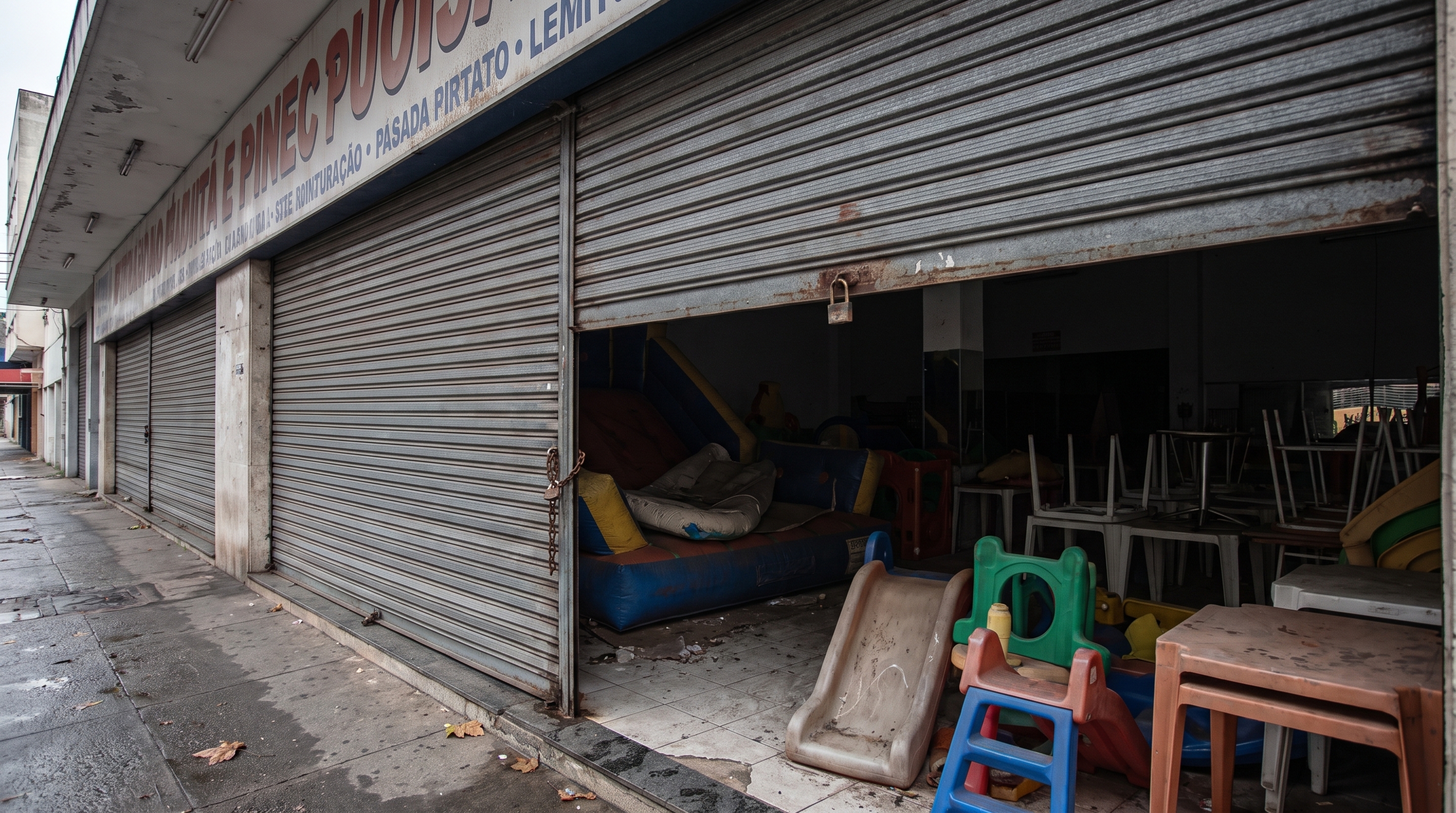 Depois de operar 550 centros de festas, jogos e restaurantes, empresa entra em falência porque semanas de salões e fliperamas fechados fizeram cada unidade própria gerar prejuízo, derrubando vendas comparáveis em 21,9% antes da reestruturação
