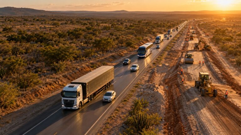 Com 108 km de duplicações, 107 km de acostamentos e 44 km de vias marginais, um projeto rodoviário vai ampliar a infraestrutura de uma importante ligação entre estados do Nordeste