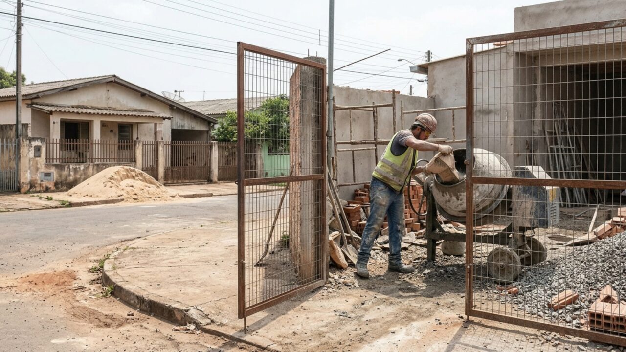 Família aluga uma betoneira para reformar o quintal e descobre que o equipamento passou três dias em outra obra enquanto o prazo de devolução continuava correndo em seu nome