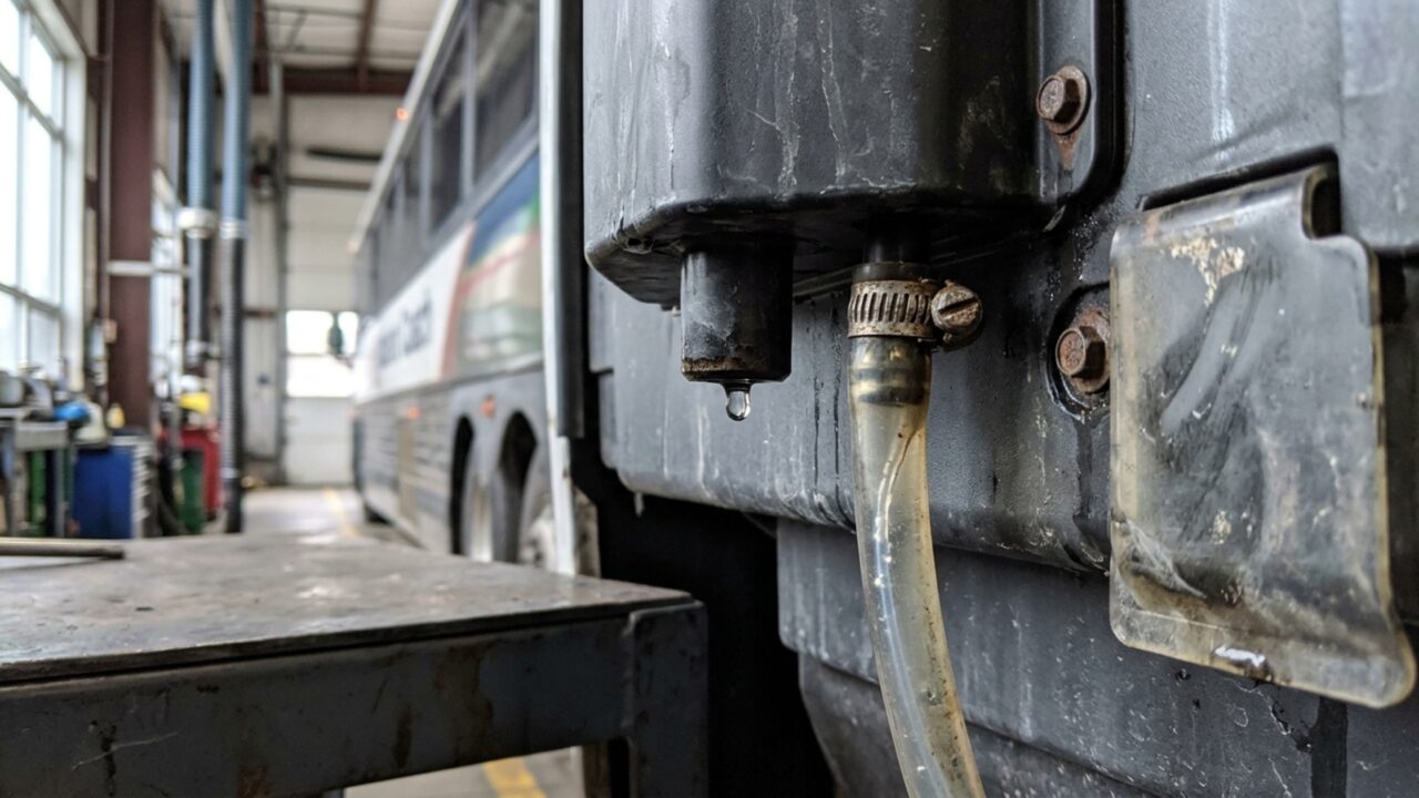 Reaproveitamento de água do ar-condicionado dos ônibus