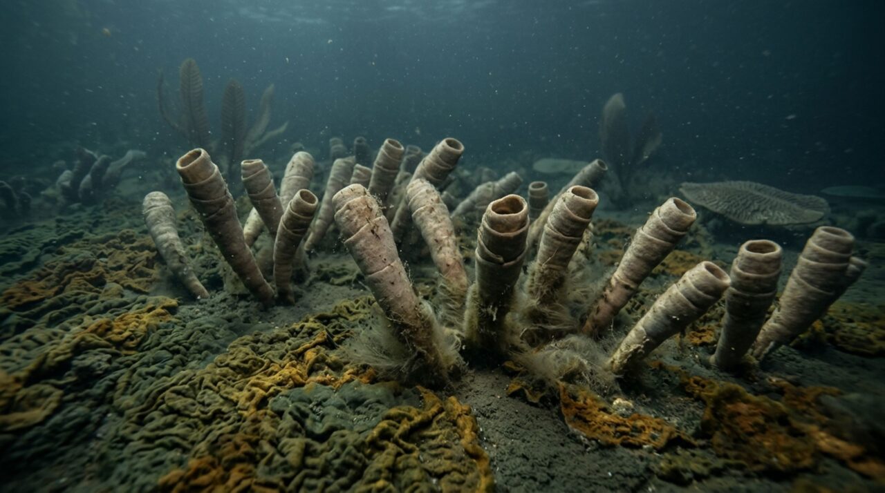 Micróbios e animais já faziam parceria química muito antes do que parecia: fósseis guardam sinais de uma aliança evolutiva antiga