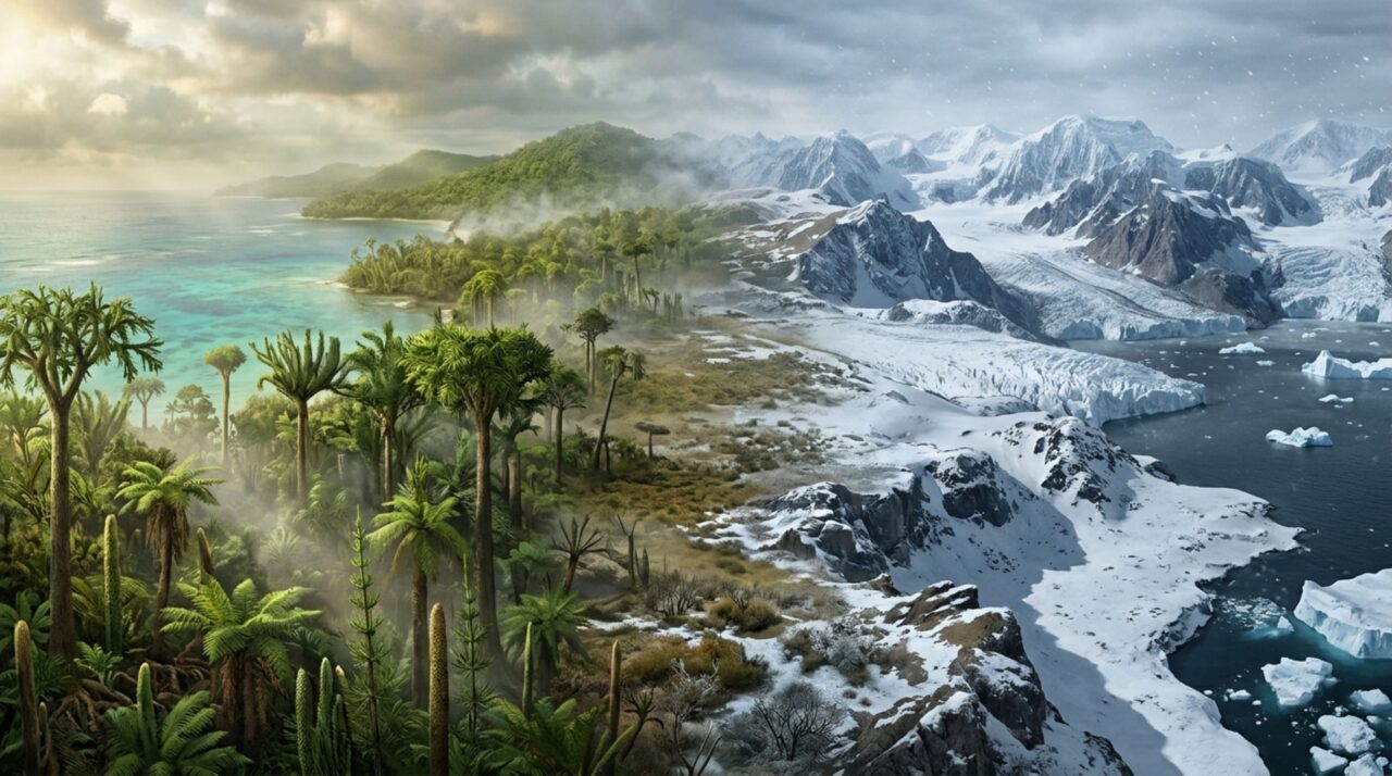 Transições entre períodos quentes e glaciais modificaram profundamente os ambientes e a biodiversidade do planeta