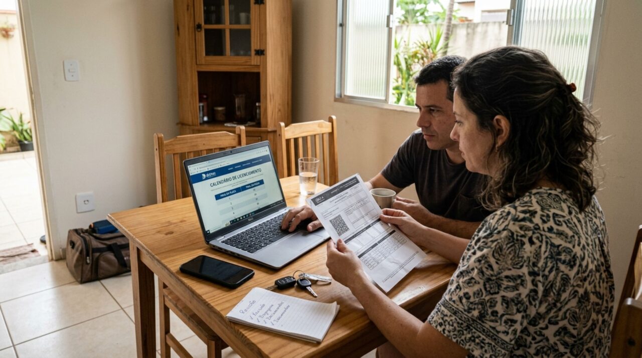 Casal viaja em um carro emplacado em outro estado, recebe uma pergunta sobre o licenciamento durante a fiscalização e descobre por que o calendário local não é necessariamente o aplicado ao veículo