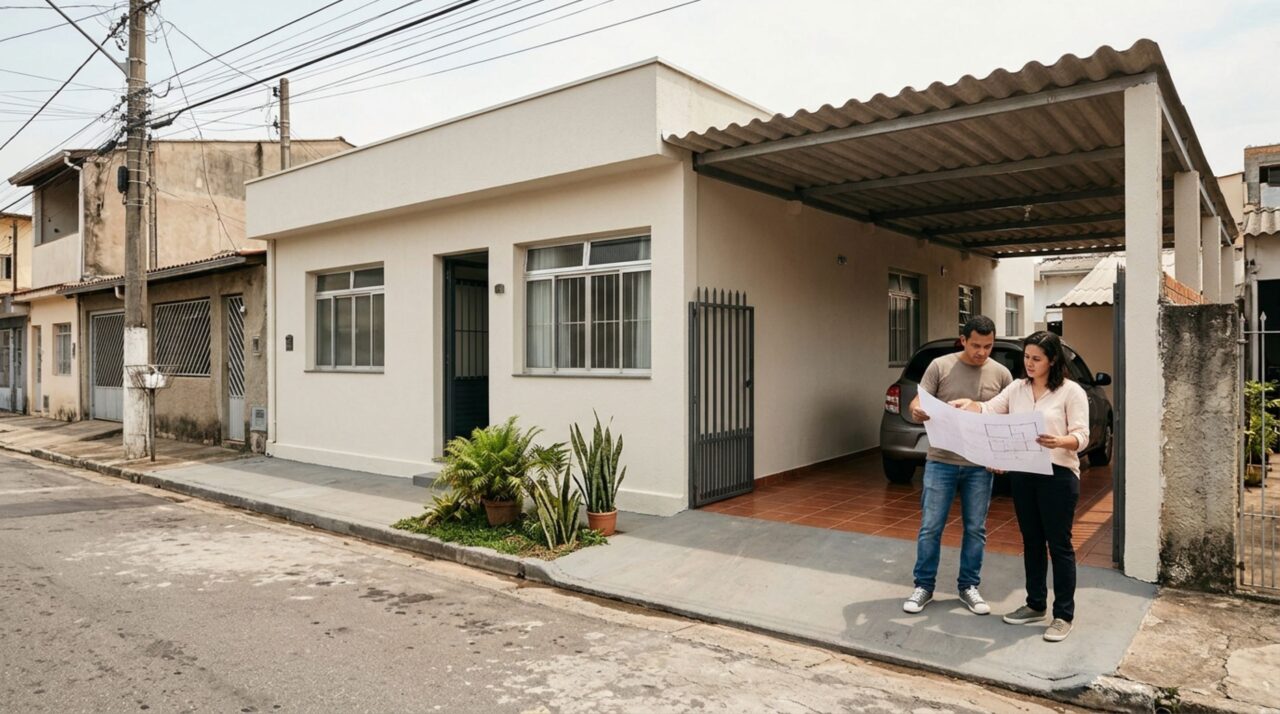 Casal compra uma casa com garagem coberta, reforma todo o imóvel e descobre, durante a venda, que a ampliação não aparece na matrícula do cartório