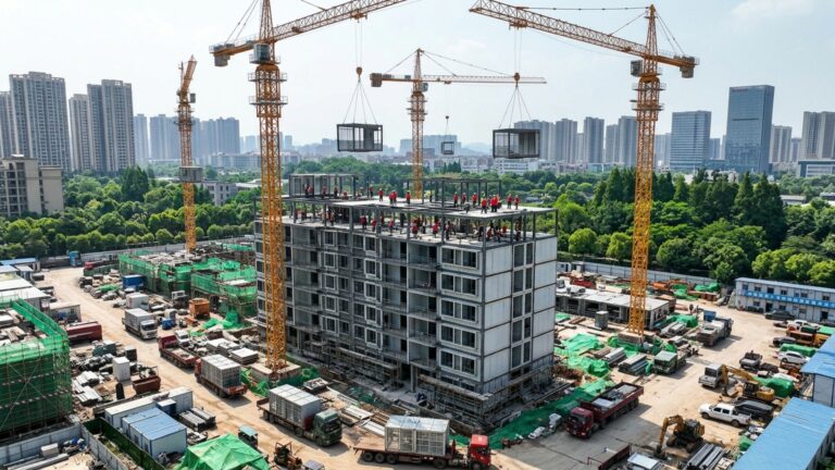 China constrói prédio de 10 andares em apenas 28 horas com blocos pré-fabricados e chama atenção da arquitetura mundial