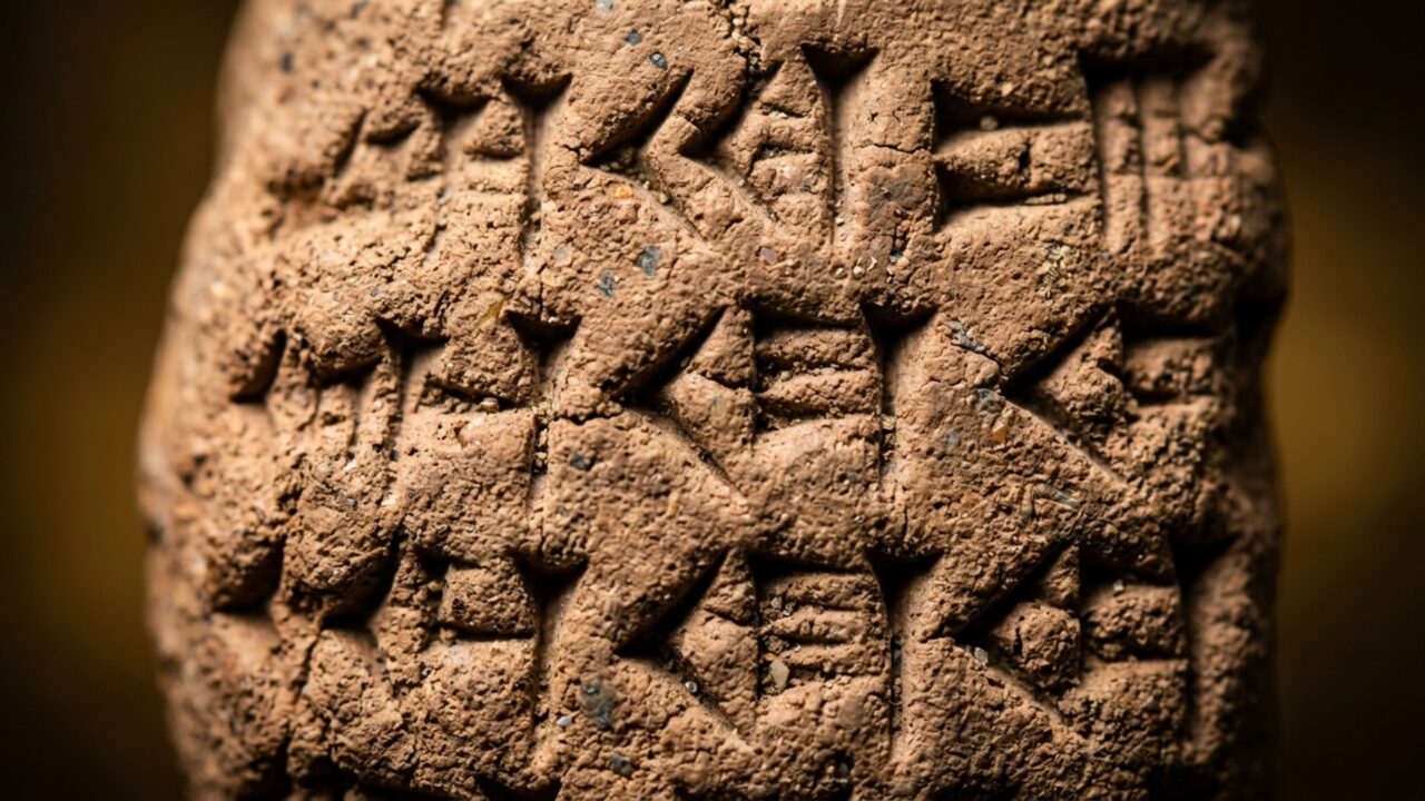 Uma pequena placa de argila saiu do solo na Turquia com trechos do tratado de paz mais antigo conhecido pela história