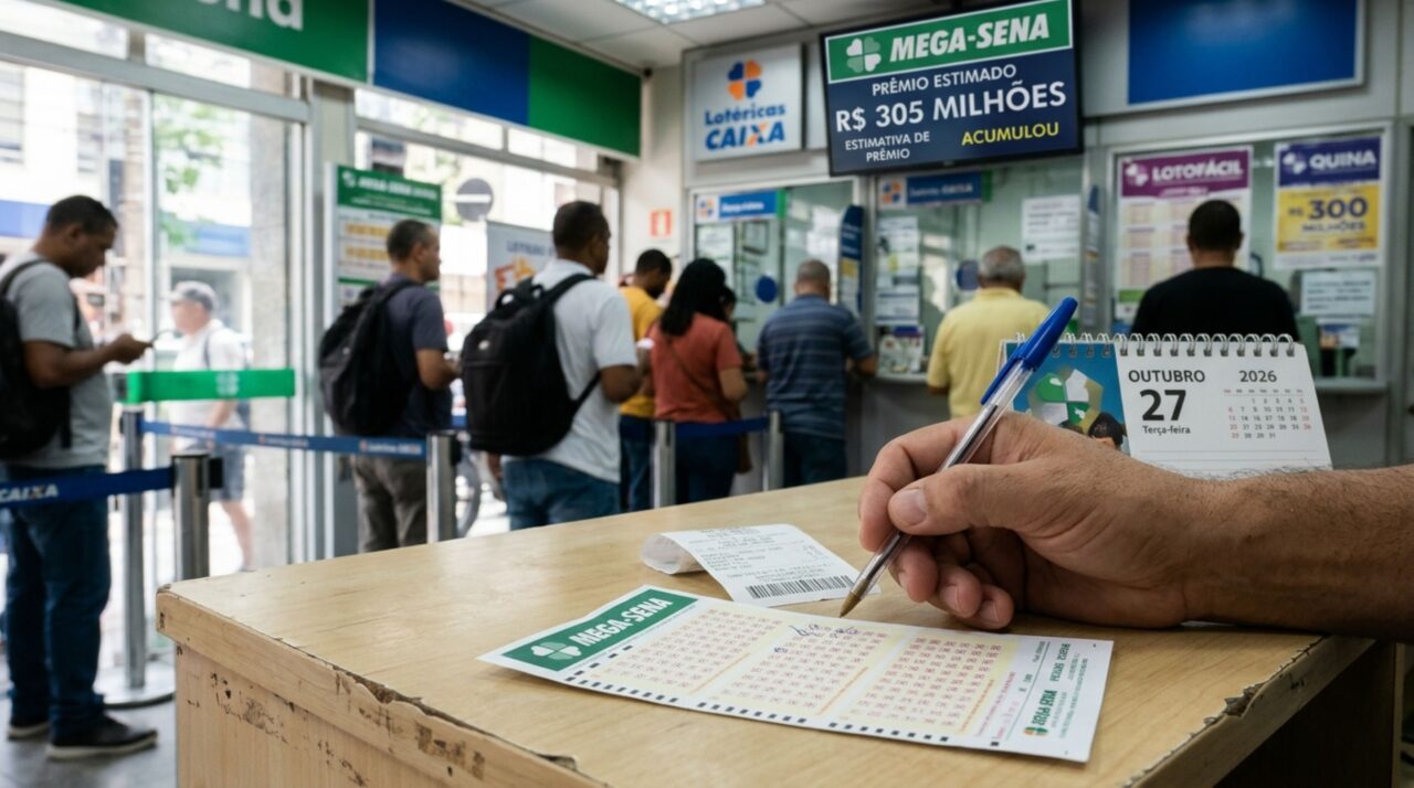 Mega-Sena acumula após sorteio de segunda-feira e prêmio decola para as alturas