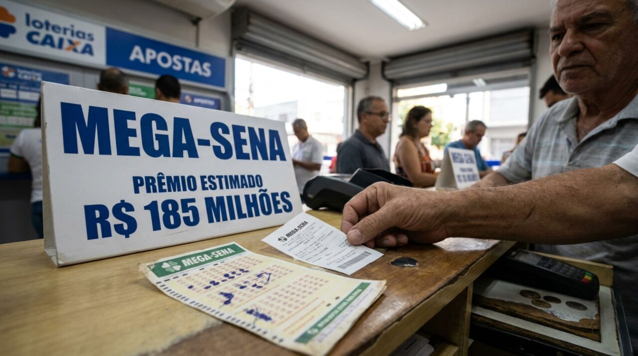 Mega-Sena acumula novamente e deixa apostadores ansiosos: prêmio se aproxima dos R$ 200 milhões
