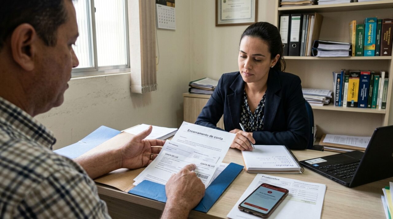 Cliente de banco é acusado injustamente de possuir conta laranja e tem seus serviços encerrados no fim do mês, impedido de pagar as contas, o cliente leva o caso à justiça