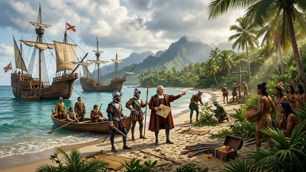 Da viagem à procura de especiarias até a conquista da América: a história por trás da expedição de Cristóvão Colombo