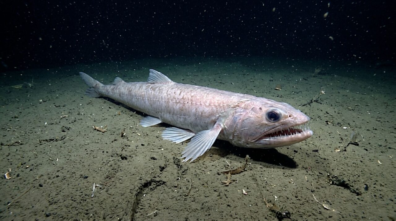 Um peixe a quase 2.100 metros de profundidade tem dentes até na língua e come praticamente qualquer animal que consiga encontrar