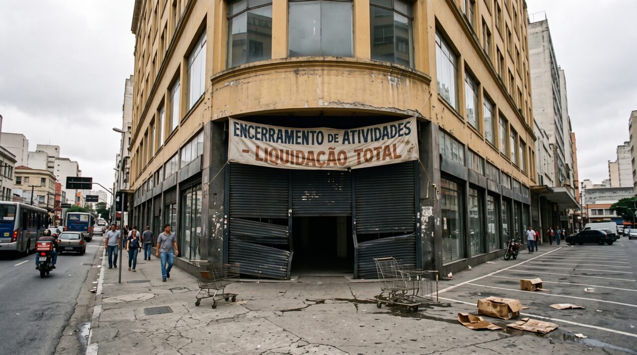 Depois de mais de um século no varejo, gigante entra em recuperação com 687 lojas e 68 mil funcionários, porque anos de vendas em queda e passivos bilionários reduziram uma antiga potência comercial a uma fração do tamanho original