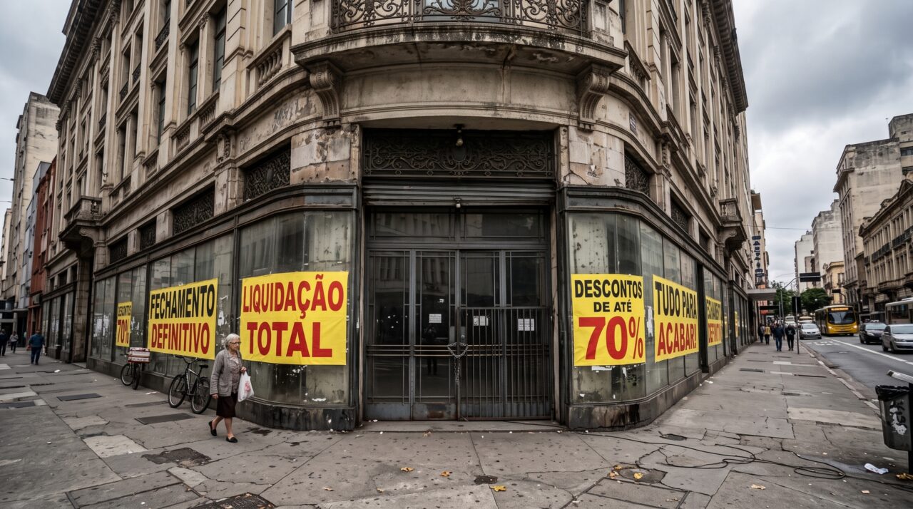 Depois de 355 anos no varejo, gigante fecha 96 lojas e demite mais de 8.300 funcionários, porque queda no movimento e pressão do comércio online esgotaram a liquidez de uma empresa que atravessou mais de três séculos