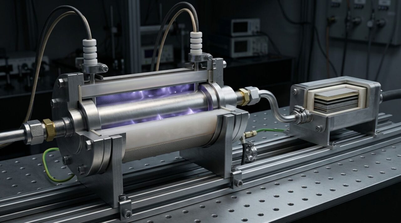 Descargas de plasma frio podem decompor moléculas de CO₂, mas a recuperação eficiente do oxigênio depende de sua rápida separação dos demais produtos da reação