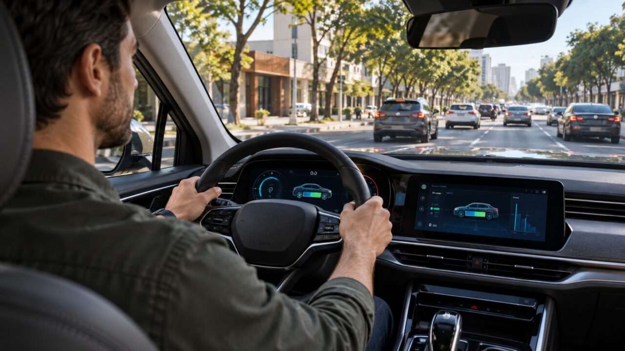 Dois motores trabalham juntos para entregar 235 cv neste sedã híbrido plug-in, que tem até 80 km de autonomia elétrica no PBEV