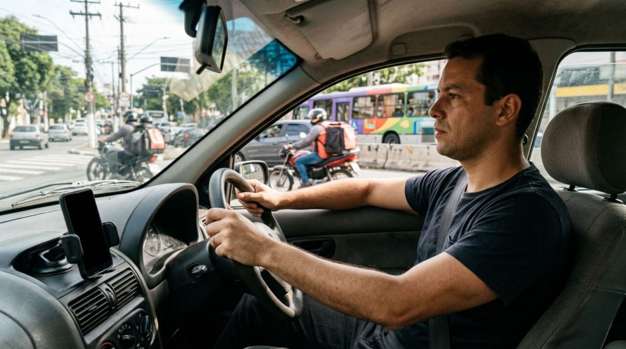 Manter os braços dentro do veículo evita a infração e reduz a exposição a obstáculos externos
