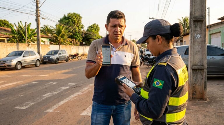 Motorista apresenta um boletim de ocorrência porque perdeu a CNH, acredita que o registro substitui a carteira e descobre que a fiscalização ainda precisa conferir sua habilitação
