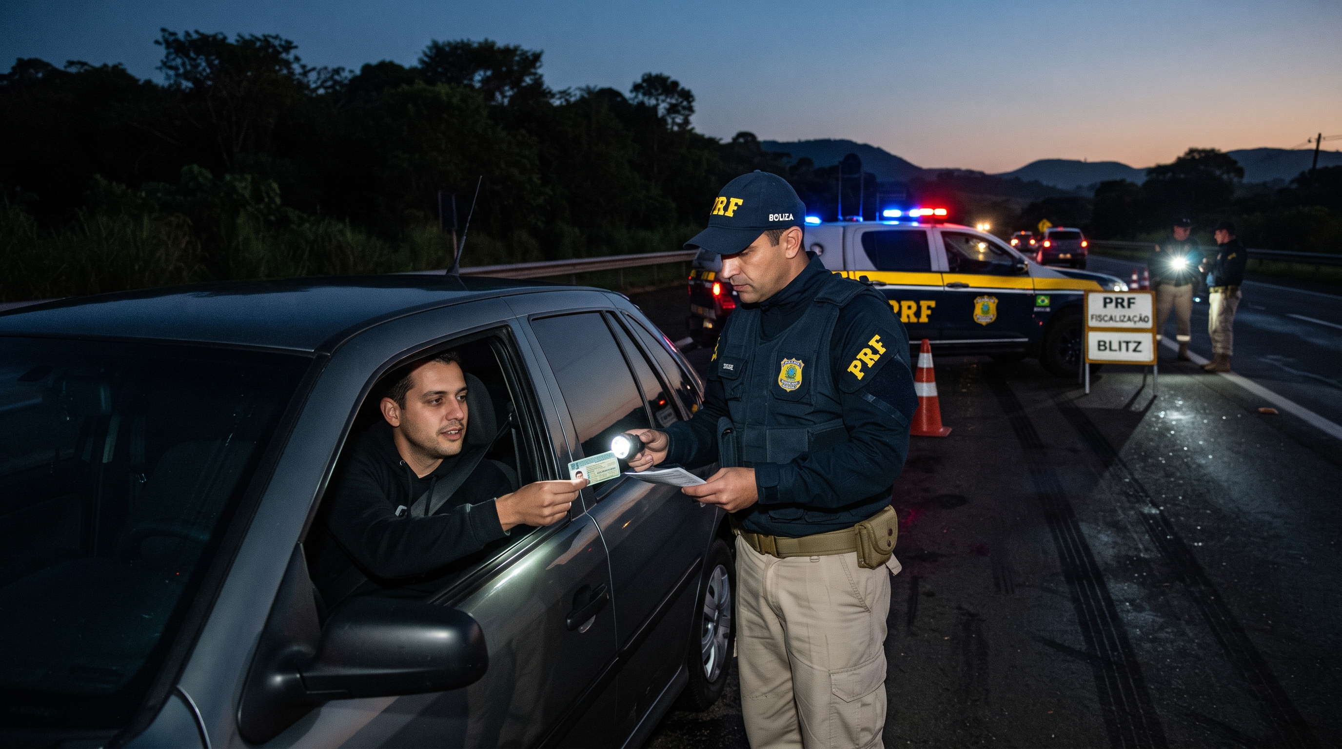 Homem com CNH suspensa decide pegar o carro de madrugada “só para ir à farmácia”, cruza com comando policial e tem o documento cassado