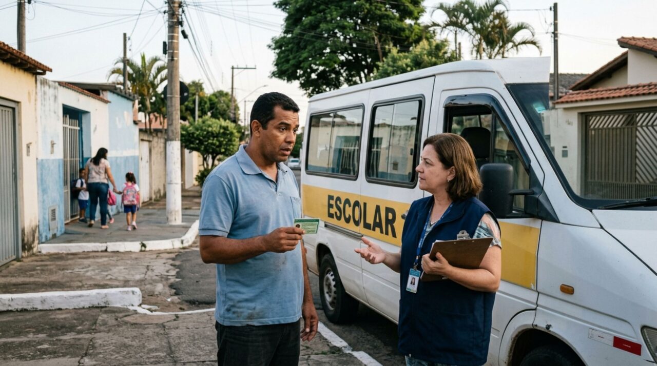 Motorista com CNH categoria B aceita transportar alunos em uma van escolar, acredita que sua experiência ao volante é suficiente e descobre as exigências específicas para esse serviço