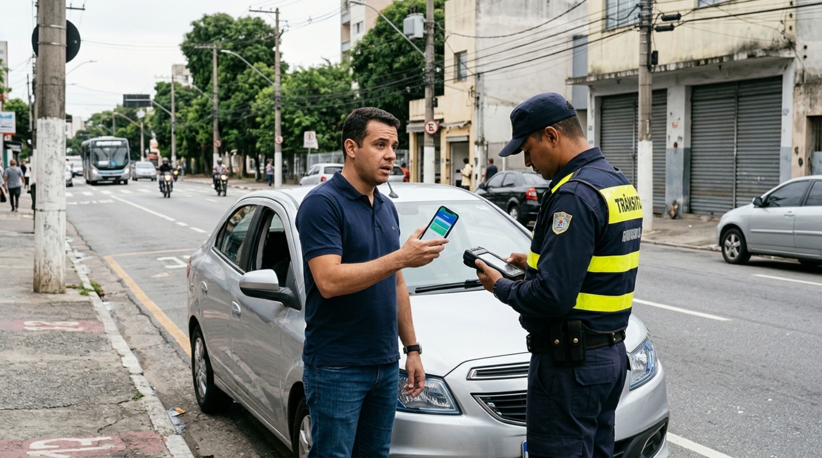Motorista deixa o licenciamento anual vencer porque já pagou o IPVA e descobre, durante uma fiscalização, que quitar o imposto não significa necessariamente que o veículo esteja autorizado a circular