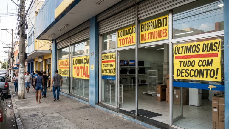 Sem dinheiro para continuar funcionando, rede de eletrônicos pede autorização à Justiça para fechar todas as suas 46 lojas