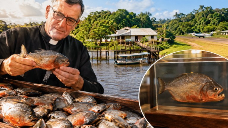 Em 1970, um padre vendeu 12.000 piranhas com o objetivo de salvar a Amazônia 55 anos depois, seu trabalho faraônico ainda é um fio de salvação na selva