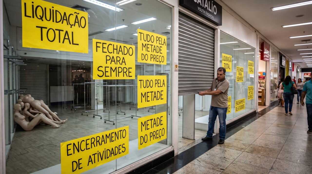 Depois de operar mais de 800 lojas de roupas para jovens, rede entra em falência e fecha inicialmente 154 unidades, porque queda no tráfego de shoppings, mudança de preferência dos clientes e disputa com fornecedor comprimiram a liquidez