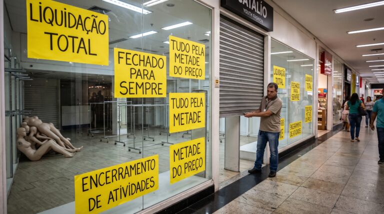 Depois de operar mais de 800 lojas de roupas para jovens, rede entra em falência e fecha inicialmente 154 unidades, porque queda no tráfego de shoppings, mudança de preferência dos clientes e disputa com fornecedor comprimiram a liquidez