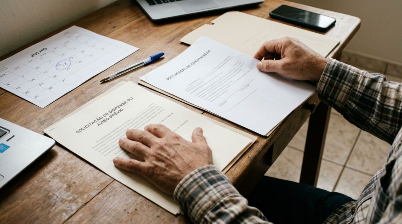 Trabalhador consegue um novo emprego durante o aviso-prévio e descobre que a liberação dos dias restantes depende de uma regra que muita gente desconhece