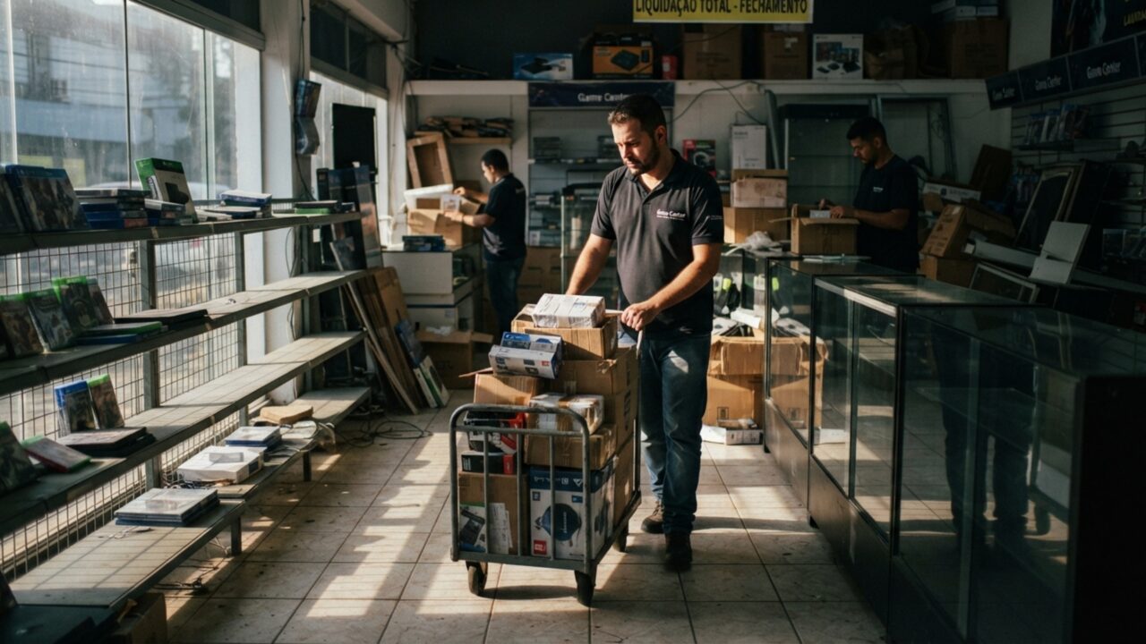Uma das maiores redes de videogames entra em colapso e fecha 277 lojas praticamente de uma vez, deixando mais de 2.100 trabalhadores sem seus empregos