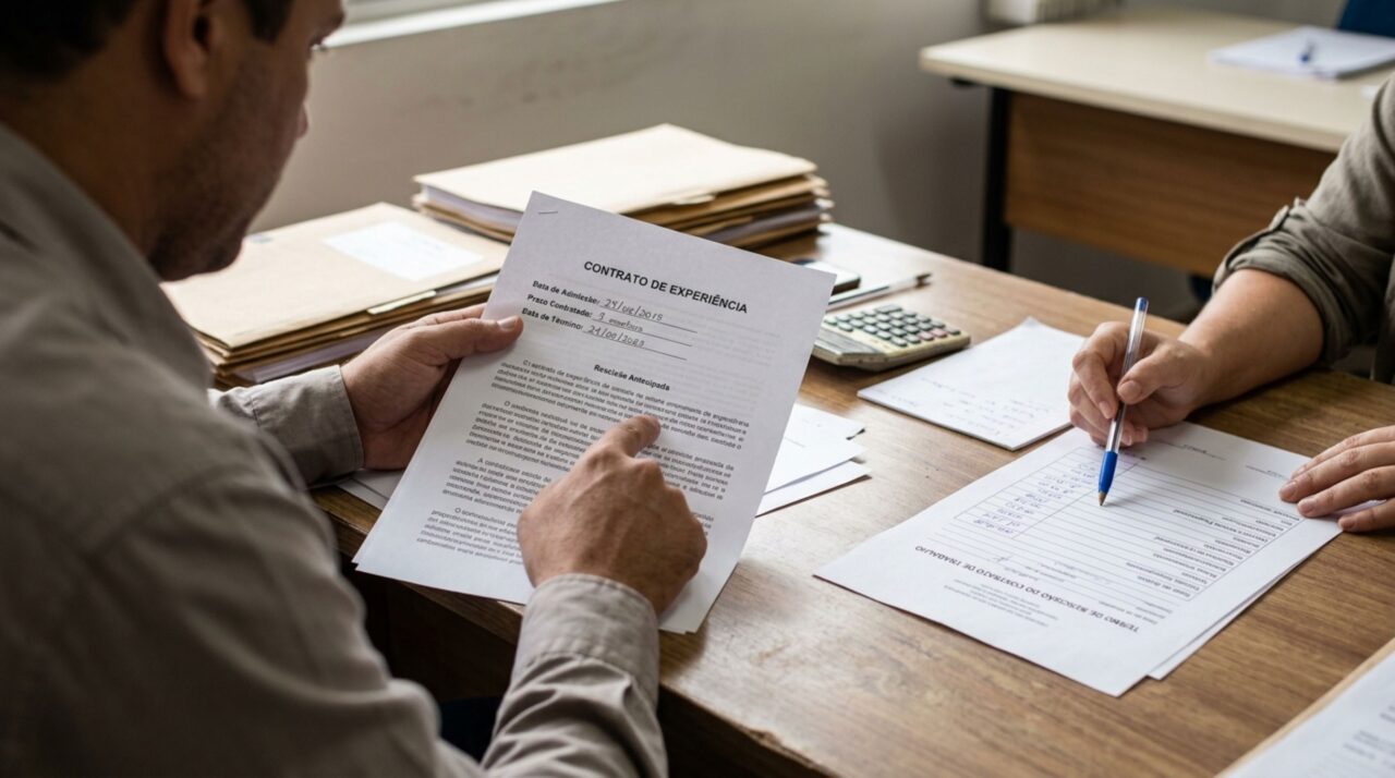 Funcionário pede demissão depois de trabalhar apenas 20 dias na empresa e descobre que o contrato de experiência pode mudar o valor que receberá na saída