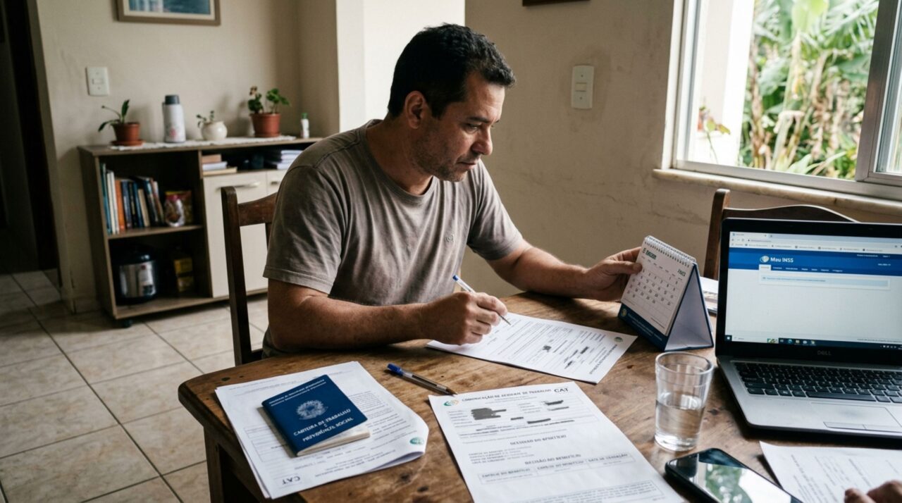 Trabalhador sofre um acidente durante o expediente, precisa se afastar pelo INSS e descobre que pode ter estabilidade quando retornar às suas atividades