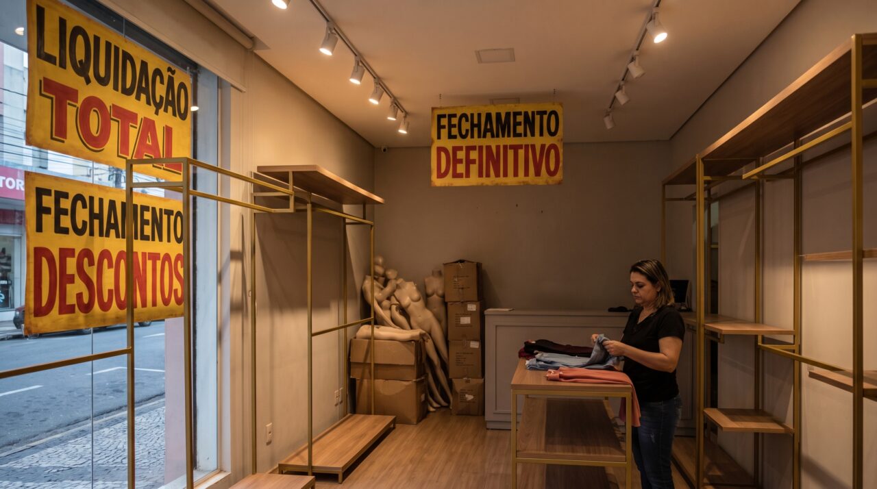 Depois de pedir proteção contra falência pela segunda vez, marca de boutiques inicia liquidação em mais de 450 lojas porque não encontrou comprador para manter a operação