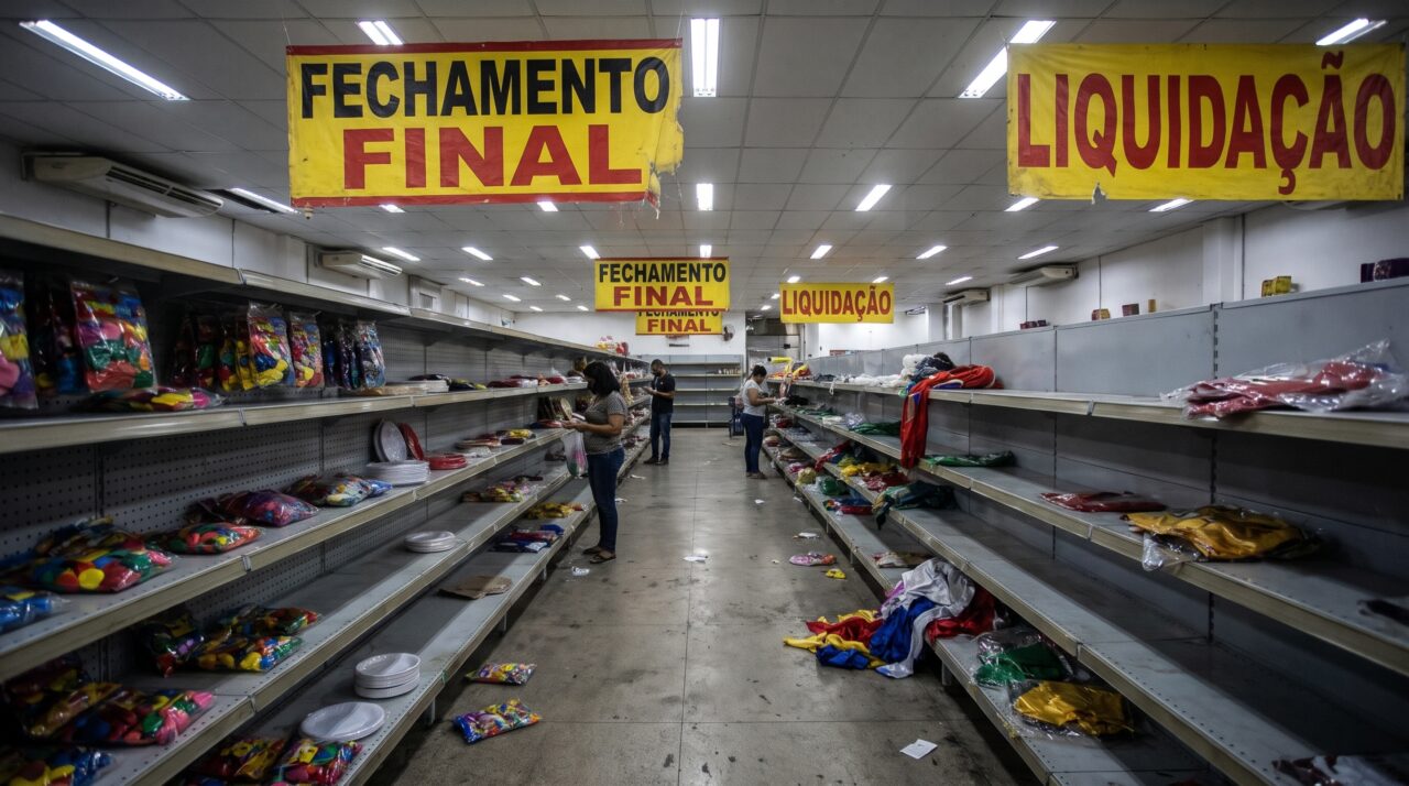 Rede de artigos para festas fecha todas as lojas após decretar a segunda falência em menos de dois anos