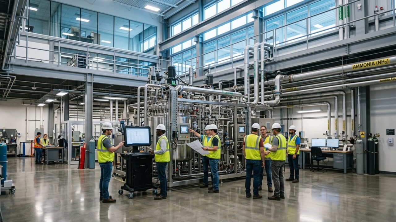 Amônia entrou num sistema e hidrogênio puro saiu do outro lado: nova rota eletroquímica tenta simplificar o transporte desse combustível