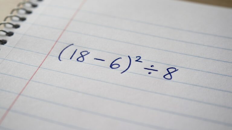 Resolva (18 − 6)² ÷ 8 em apenas 15 segundos e prove que você é craque na matemática