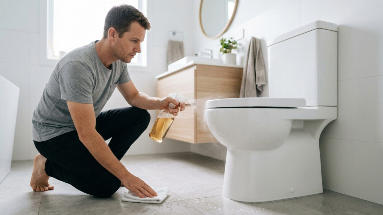Especialistas recomendam borrifar vinagre ao redor do vaso sanitário com frequência: para que serve e por que recomendam fazer isso