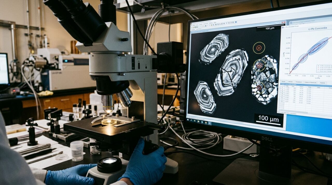 Cristais microscópicos de zircão permitiram revisar a idade da cratera de Ames e afastá-la do período Ordoviciano