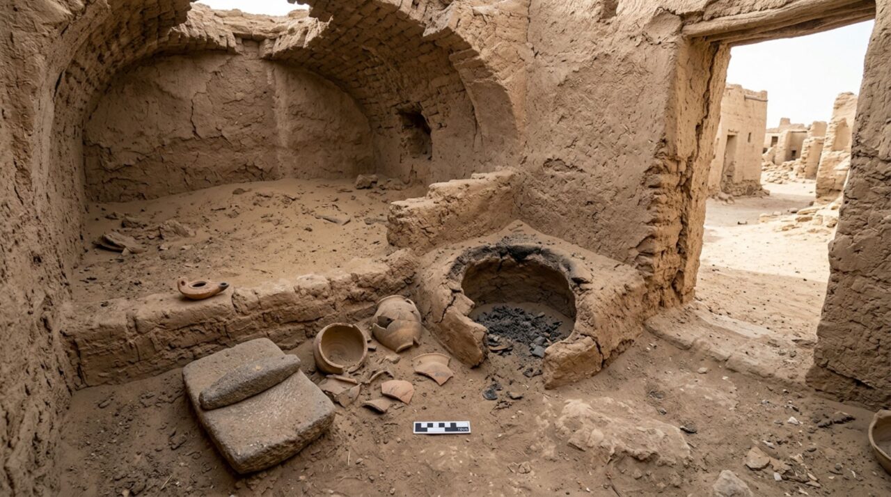 Fornos, recipientes cerâmicos e pedras de moagem encontrados em Ain Al-Sabil ajudam a reconstruir a vida doméstica de seus antigos moradores