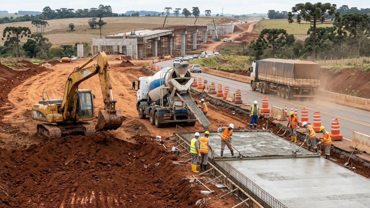 Uma rodovia de 9 km poderá ganhar quatro viadutos, duas pontes e mais de 5 km de vias marginais em um investimento superior a R$ 225 milhões para reorganizar o tráfego de uma importante cidade brasileira