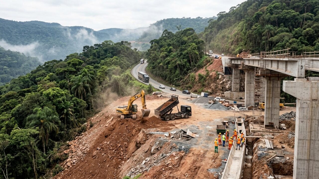 Investimento de R$ 20 bilhões prevê 462 km de duplicações, 87 km de vias marginais e 38 passarelas para transformar uma rodovia que atravessa o interior e chega à fronteira brasileira