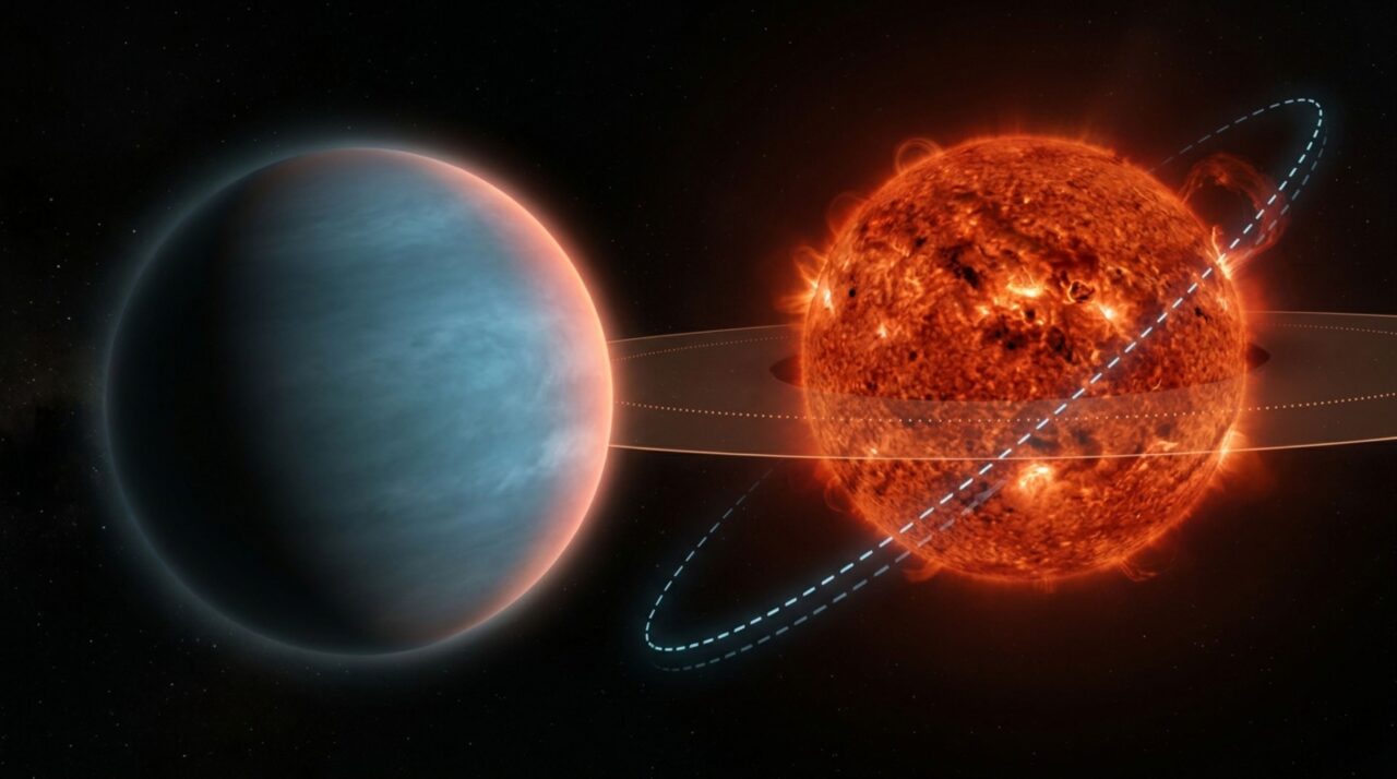 Um planeta decidiu girar contra a própria estrela e essa órbita rebelde guarda pistas de uma história gravitacional muito mais violenta