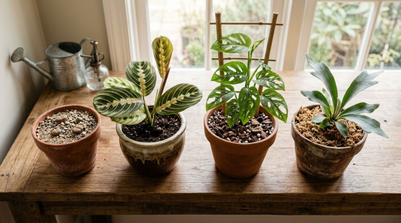 Lithops, marantas e outras espécies ornamentais apresentam adaptações naturais que exigem cuidados específicos de iluminação e rega