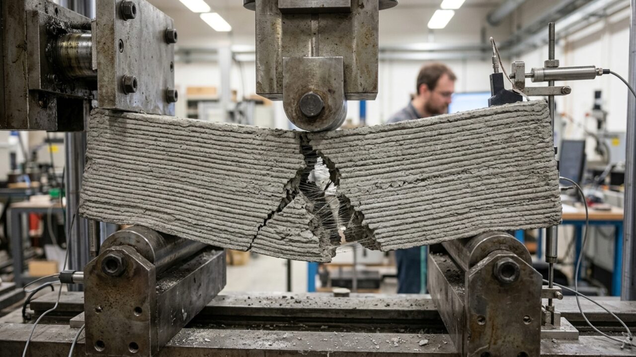 Inspirado em uma esponja do fundo do mar, concreto impresso em 3D fica até 187 vezes mais resistente a trincas e suporta 22 vezes mais deformação antes de quebrar