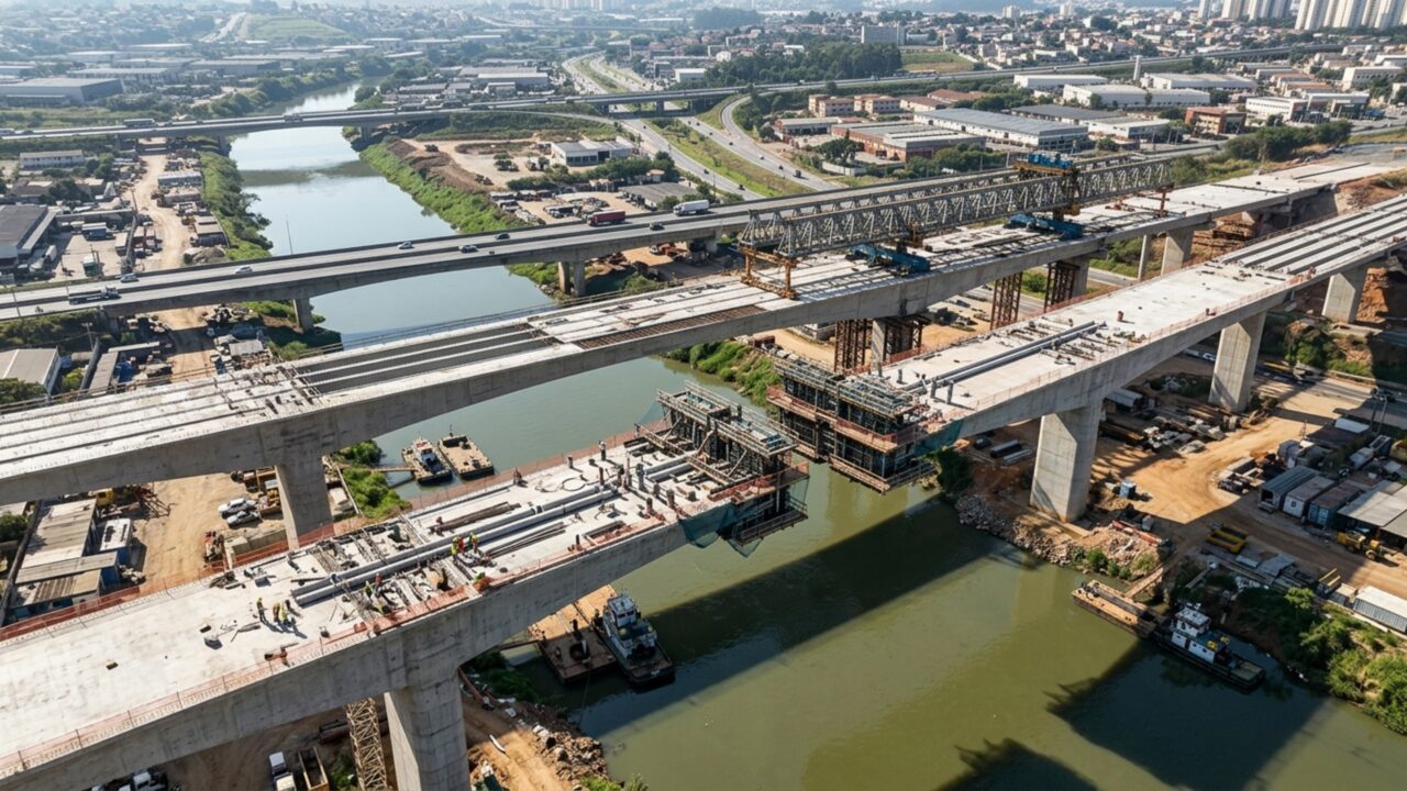 R$ 1,38 bilhão foi aplicado em pouco mais de 9 km de rodovia para construir pontes, viadutos, passarelas e novos acessos perto da maior cidade do Brasil