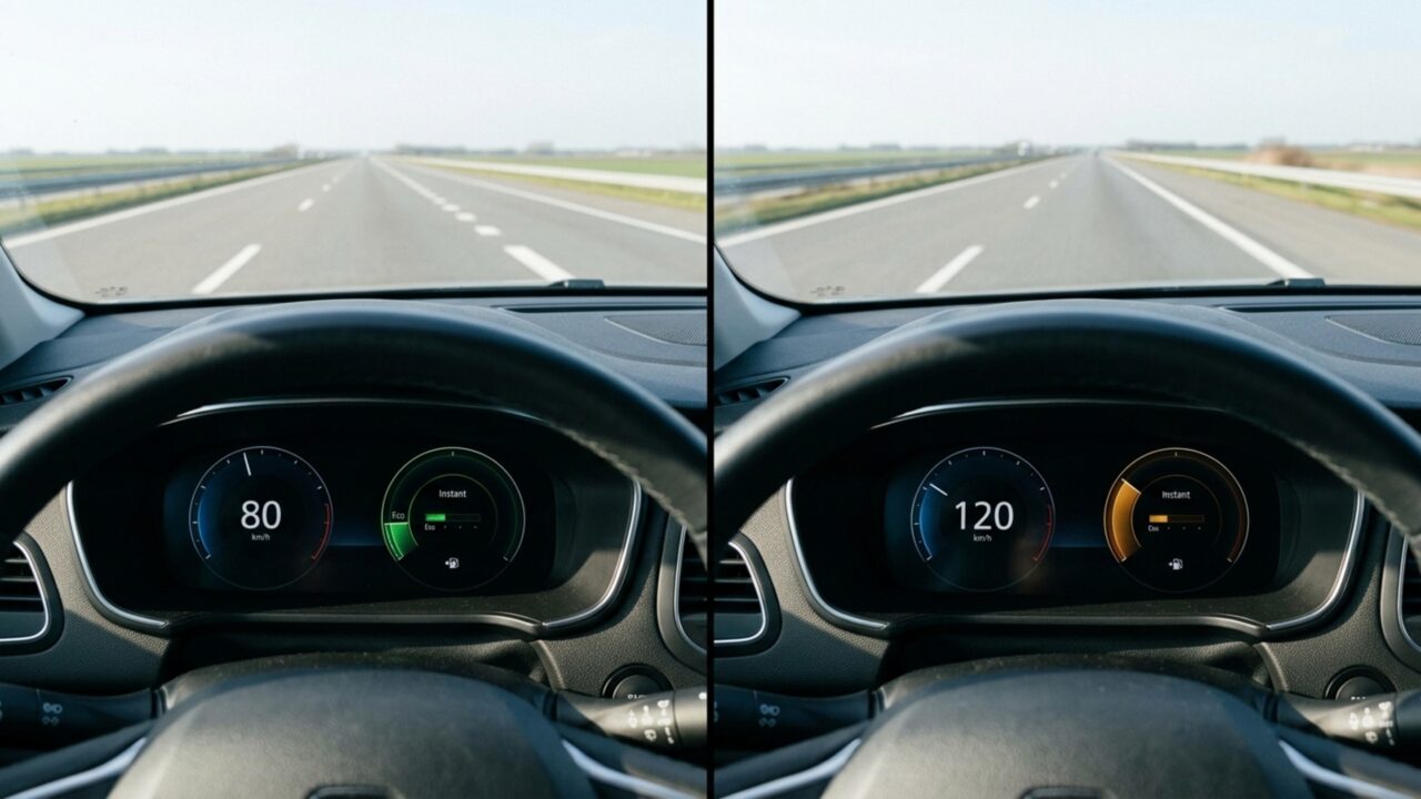 Qual é a velocidade para economizar combustível?