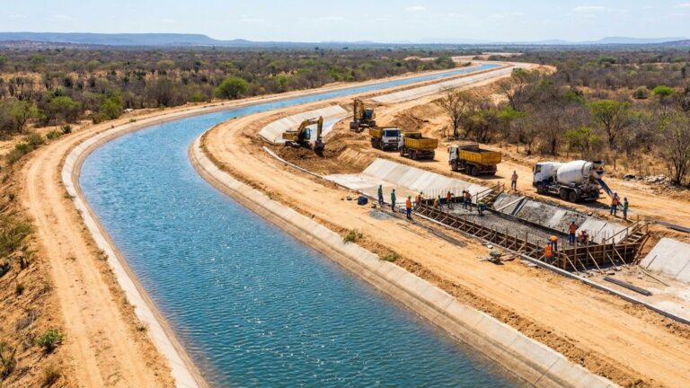 Rio artificial de 145,3 km em construção para levar água a uma das áreas mais secas da região impressiona cientistas e engenheiros