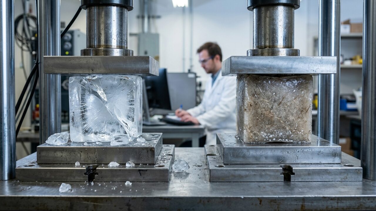 Cientistas misturam cristais de plantas com gelo e criam material 10 vezes mais forte, capaz de absorver 70 vezes mais energia antes de quebrar
