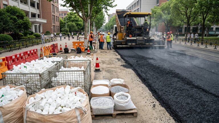 Em 2021, a China construiu sua primeira estrada de plástico usando mais de 6.000 garrafas de leite e transformou resíduos difíceis de reciclar em asfalto